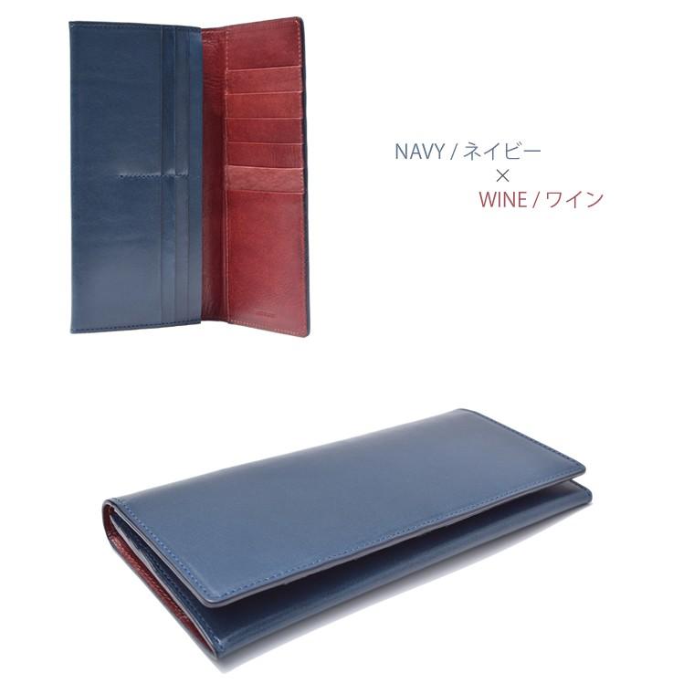 栃木レザー／バイカラーロングウォレット／財布／長財布 |  | 09