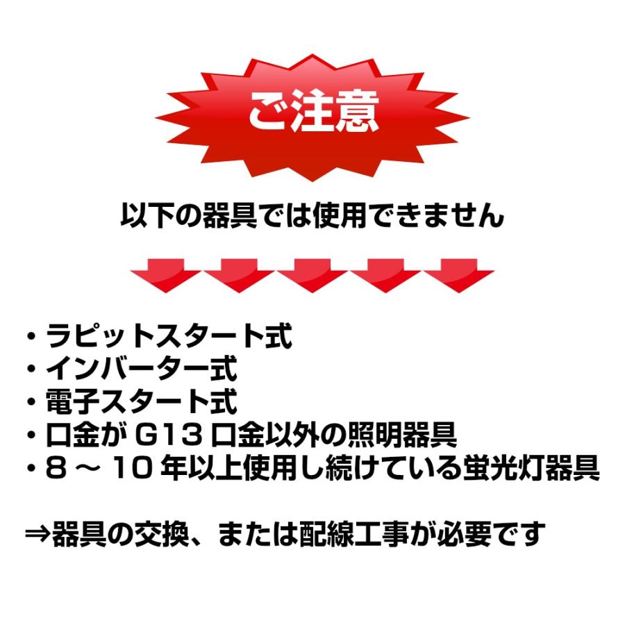 LED蛍光灯 直管形 40W形 2600ルーメン G13口金 昼白色 直管形LEDランプ