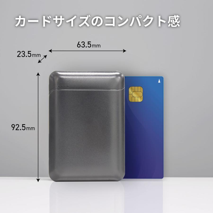 モバイルバッテリー 10000mAh 充電器 付き ファンベスト 小型 軽量 大