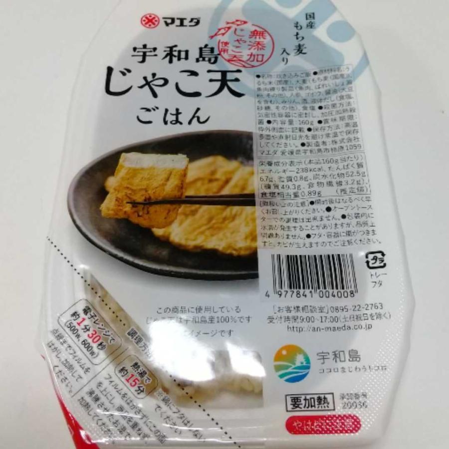 愛媛県 宇和島 じゃこ天ごはん 160gX10個 宇和島じゃこ天 レトルトご飯
