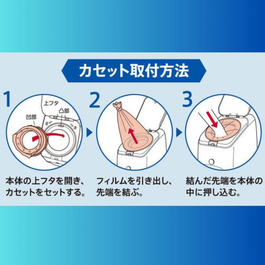 アップリカ ニオイポイ 6個セット 専用カートリッジ におわなくてポイ 共通カセット おむつ処理 コストコ｜fresh-bird｜06