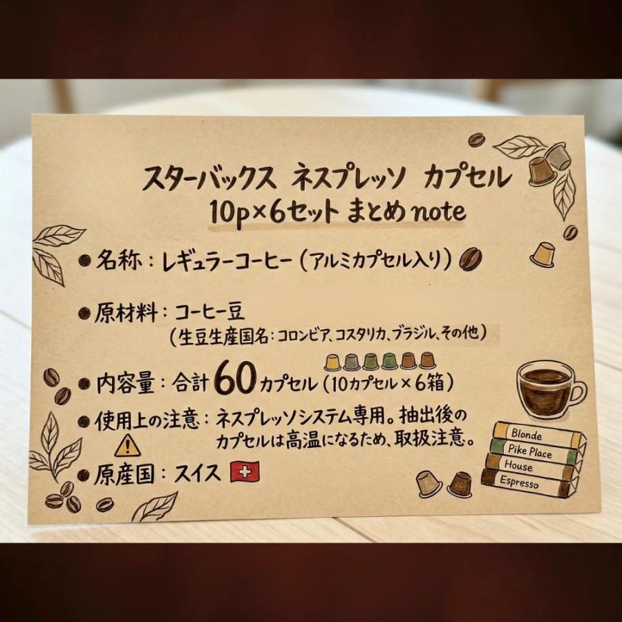 スターバックス（Starbucks Coffee） ネスプレッソ カプセル コーヒー