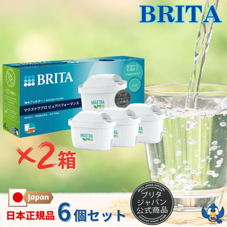 BRITA（ブリタ） カートリッジ マクストラプロ 3個 x 2箱 ピュア
