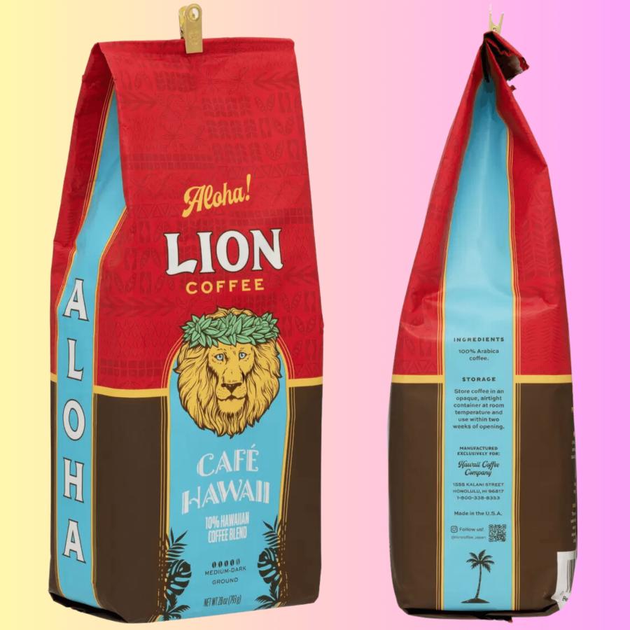 LION COFFEE（ライオンコーヒー） 793g x 4袋 カフェハワイ ミディアム