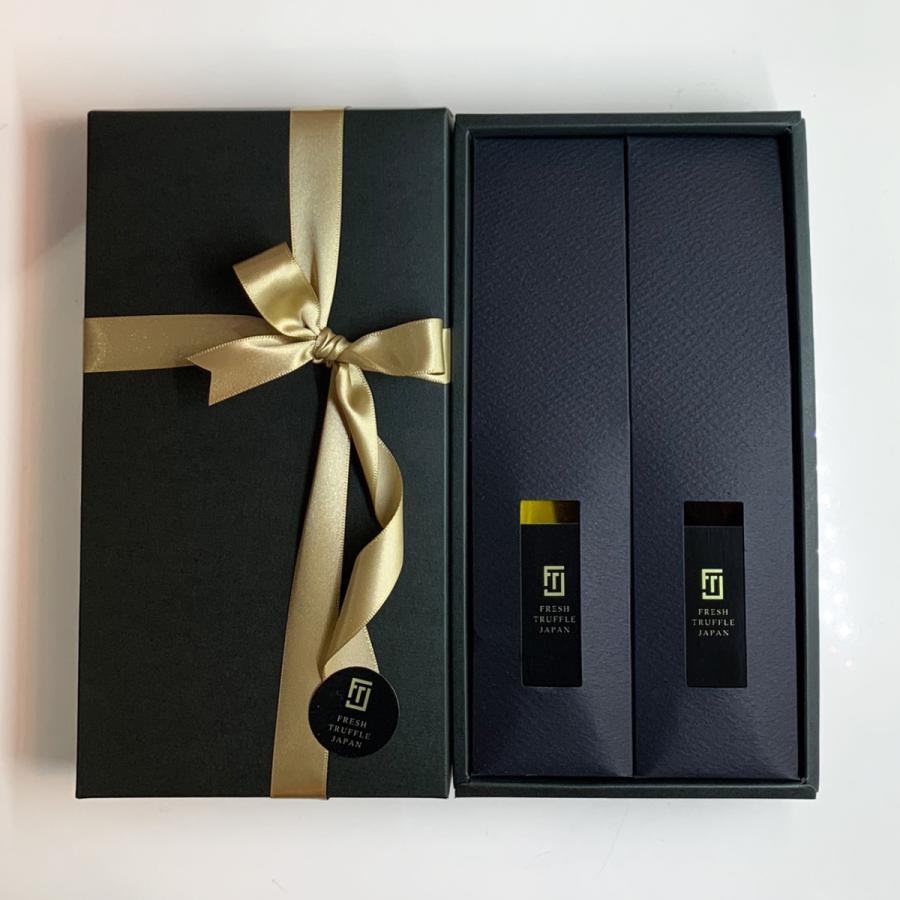 白トリュフ醤油と白トリュフオイルのギフト 化粧箱 熨斗対応可 フレッシュトリュフジャパン の商品画像