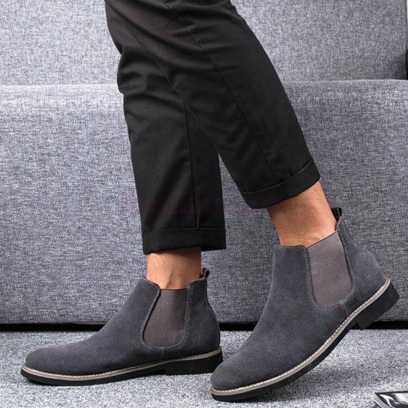 サイドゴアブーツ メンズ ショートブーツ アンクルブーツ 靴 皮靴 ブーツ スエード 歩きやすい 合わせやすいスマート トレンド ２０１６年秋冬 as193 Fresh Fashion 通販 Yahoo ショッピング