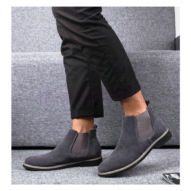 サイドゴアブーツ メンズ ショートブーツ アンクルブーツ 靴 皮靴 ブーツ スエード 歩きやすい 合わせやすいスマート トレンド ２０１６年秋冬 as193 Fresh Fashion 通販 Yahoo ショッピング