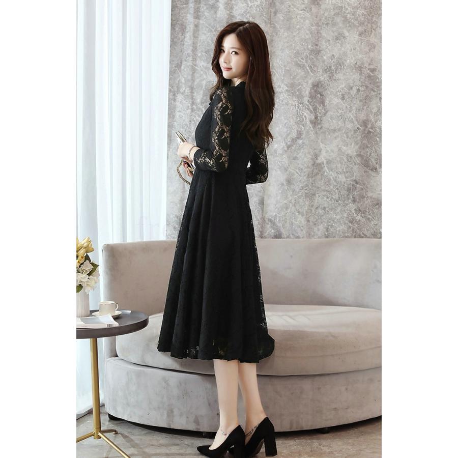 大人気 ワンピース 長袖 総レースワンピース フォーマル ロング フレアワンピース Aライン コーデ 白 黒 ピンク リボン付き Xl 2xl コーデ 夏 30代 40代 通勤 1807bc114 Fresh Fashion 通販 Yahoo ショッピング