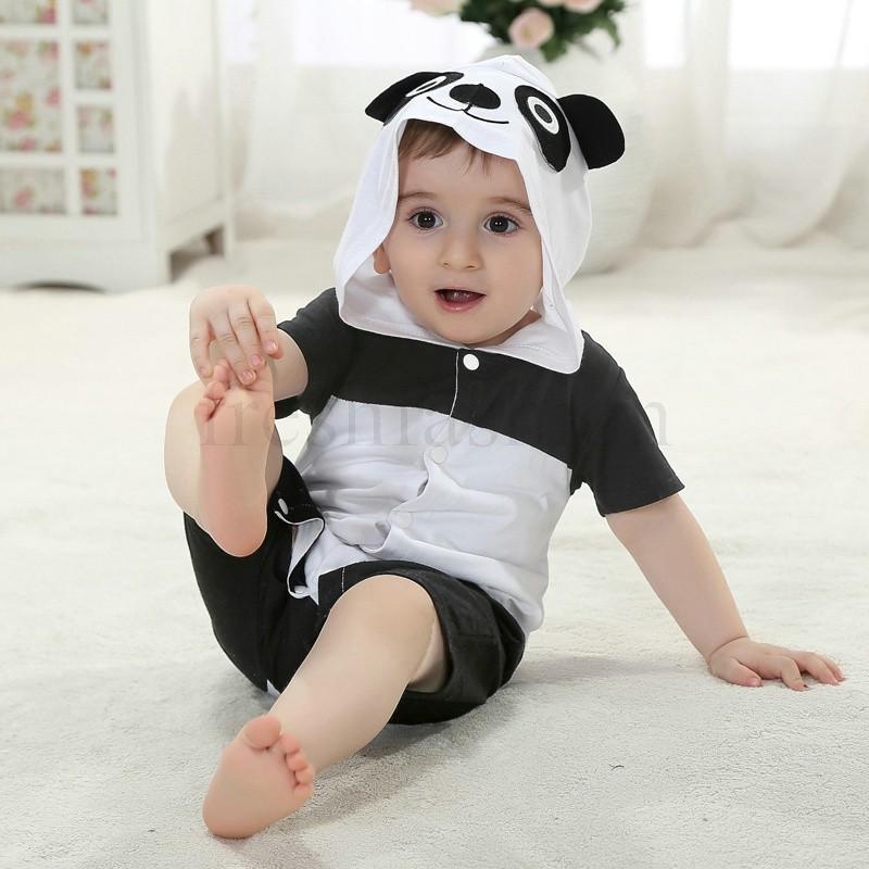 人気 ロンパース ベビー おしゃれ 80 つなぎ キッズ 子供服 夏 半袖 パンダ 新生児 女の子 男の子 赤ちゃん 動物 肌着 1809cj218 Fresh Fashion 通販 Yahoo ショッピング