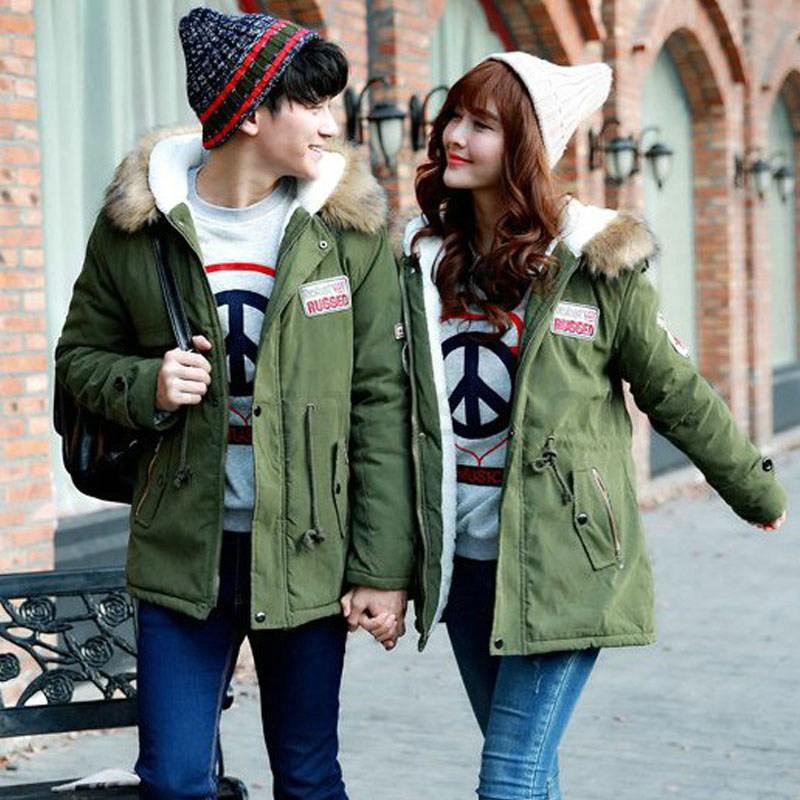 モッズコート メンズ レディース ミリタリージャケット カーキ カップルモッズコート ペア 中綿ロングコート 裏起毛 フェイクファーフード防寒保温 1811cm029 Fresh Fashion 通販 Yahoo ショッピング