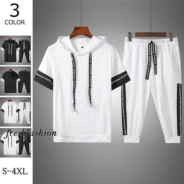 ジャージ上下 メンズ おしゃれ セットアップ 半袖 パーカー スウェット上下セット スポーツ トレーニング 夏 代引き手数料無料