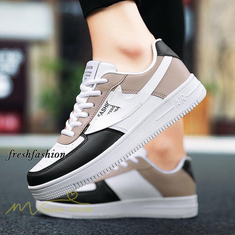 スニーカー メンズ 靴 カジュアル おしゃれ メンズスニーカー シューズ 紐 運動靴 メンズファッション ランニング 運動シューズ おしゃれ 紳士靴 運動着 Ff4108 Fresh Fashion 通販 Yahoo ショッピング