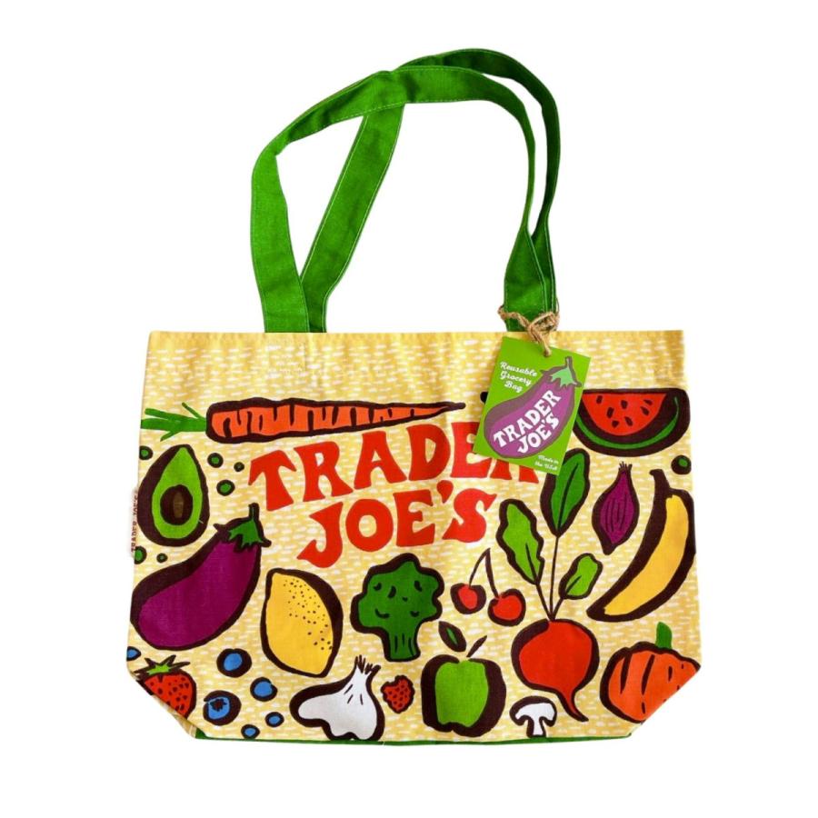 TRADER JOE'S トレーダージョーズ エコバッグ トートバッグ フルーツ ベジタブル 買い物袋 レジ袋 ショッピングバッグ | TRADER JOE'S