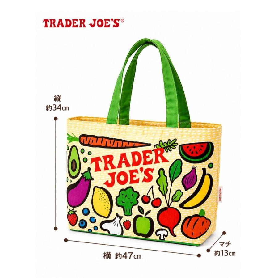 TRADER JOE'S トレーダージョーズ エコバッグ トートバッグ フルーツ ベジタブル 買い物袋 レジ袋 ショッピングバッグ | TRADER JOE'S | 04