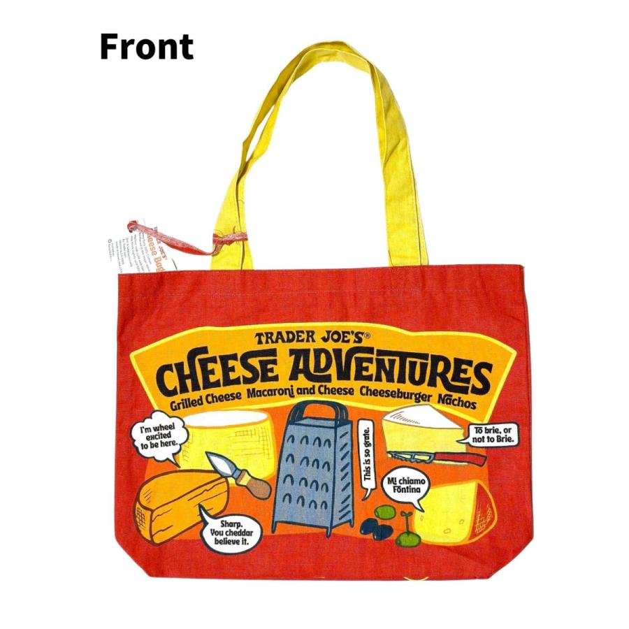 TRADER JOE'S トレーダージョーズ エコバッグ チーズアドベンチャー Cheese Adventure 買い物袋 レジ袋 ショッピングバッグ | TRADER JOE'S | 01