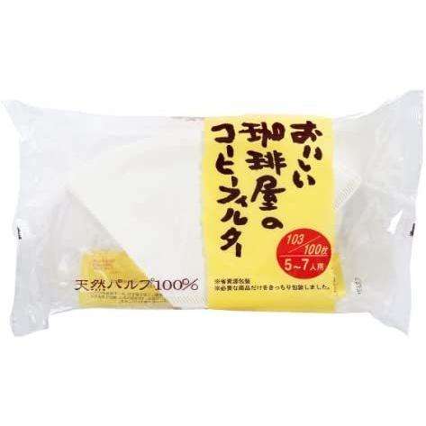 三洋産業 コーヒーフィルター 102（1〜4杯用）  白 100枚入 | 
