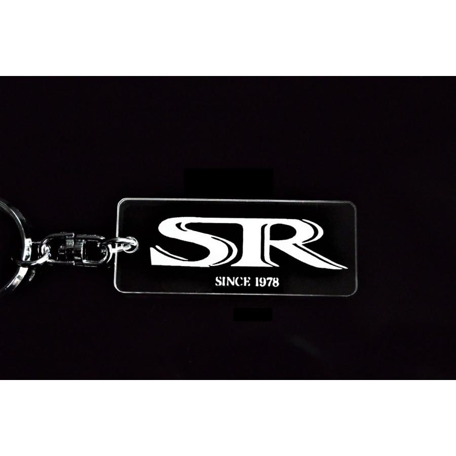 A-60 SR アクリル製 クリア 2重リング キーホルダー SR400 SR500 SR250 カスタム パーツ | 