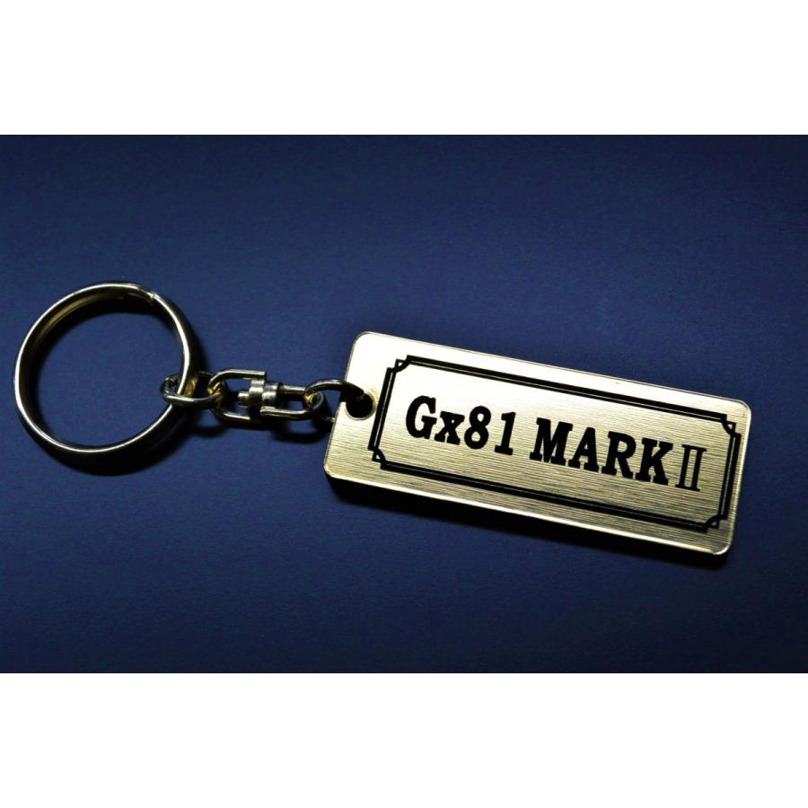 キーホルダー・アクリルキーホルダー mgr A-603-1 Gx81MARK2 2層アクリル製 金黒 2重リング キーホルダー