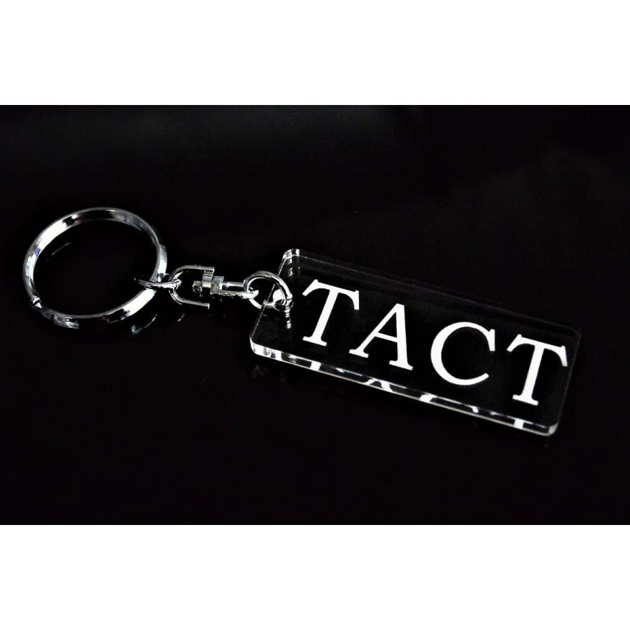 2019年製4本（1本2本3本も掲載中） A-652 TACT アクリル製 クリア 2重リング キーホルダータクト AF07