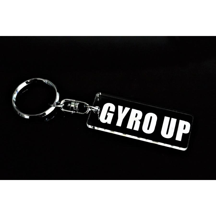 A-655 GYROUP アクリル製 クリア 2重リング キーホルダー ジャイロUP パーツ カスタム 外装 荷台 シート ミラー 等のアクセサリーに |  | 01