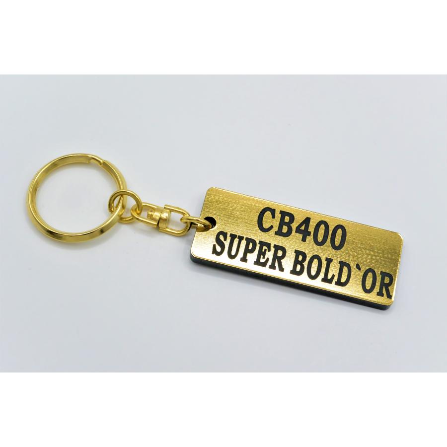 A-674-1 CB400 SUPER BOLD'OR 2層アクリル製 金黒 2重リング