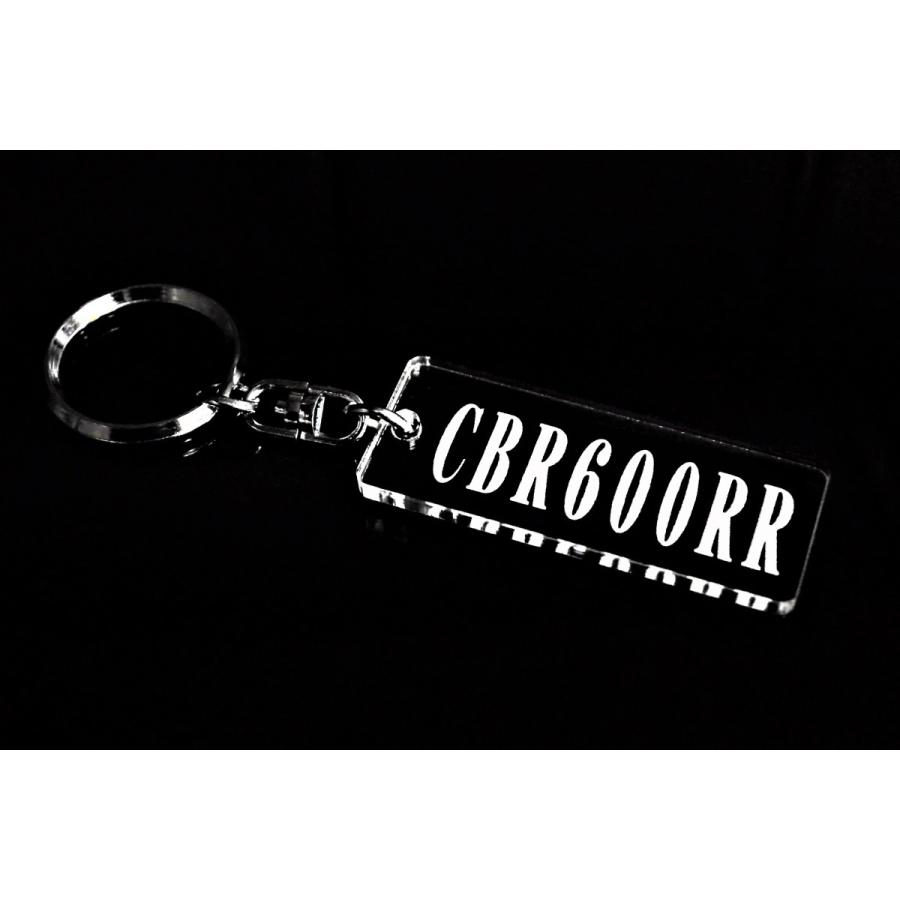 A-699 CBR600RR アクリル製 クリア 2重リング キーホルダー カスタム パーツ ハンドル スクリーン 外装 ミラー 等のアクセサリーに |  | 01