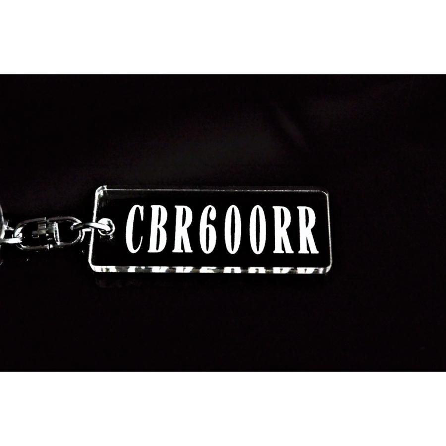 A-699 CBR600RR アクリル製 クリア 2重リング キーホルダー カスタム パーツ ハンドル スクリーン 外装 ミラー 等のアクセサリーに |  | 02