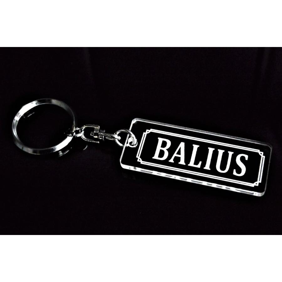 A-730 BALIUS アクリル製 クリア 2重リング キーホルダー バリオス250 パーツ 外装 シート ミラー ハンドル 等のアクセサリーに |  | 01