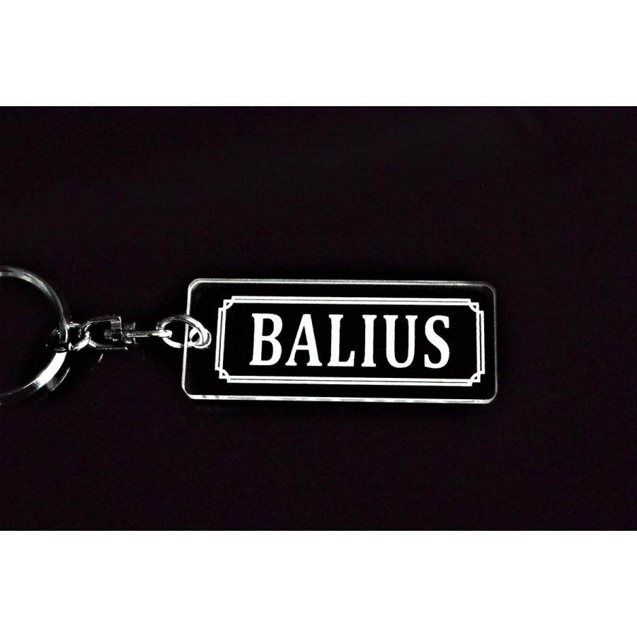 A-730 BALIUS アクリル製 クリア 2重リング キーホルダー バリオス250 パーツ 外装 シート ミラー ハンドル 等のアクセサリーに |  | 02