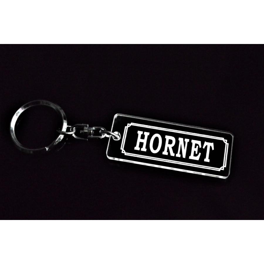 A-871 HORNET アクリル製 クリア 2重リング キーホルダー ホーネット