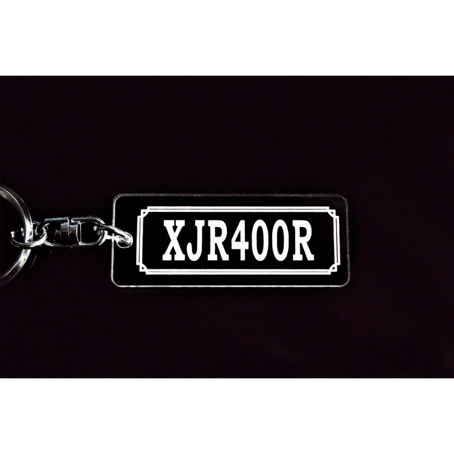 A-967 XJR400R アクリル製 クリア 2重リング キーホルダー 4HM RH02J カスタム パーツ 外装 シート ミラー 等のアクセサリーに |  | 02