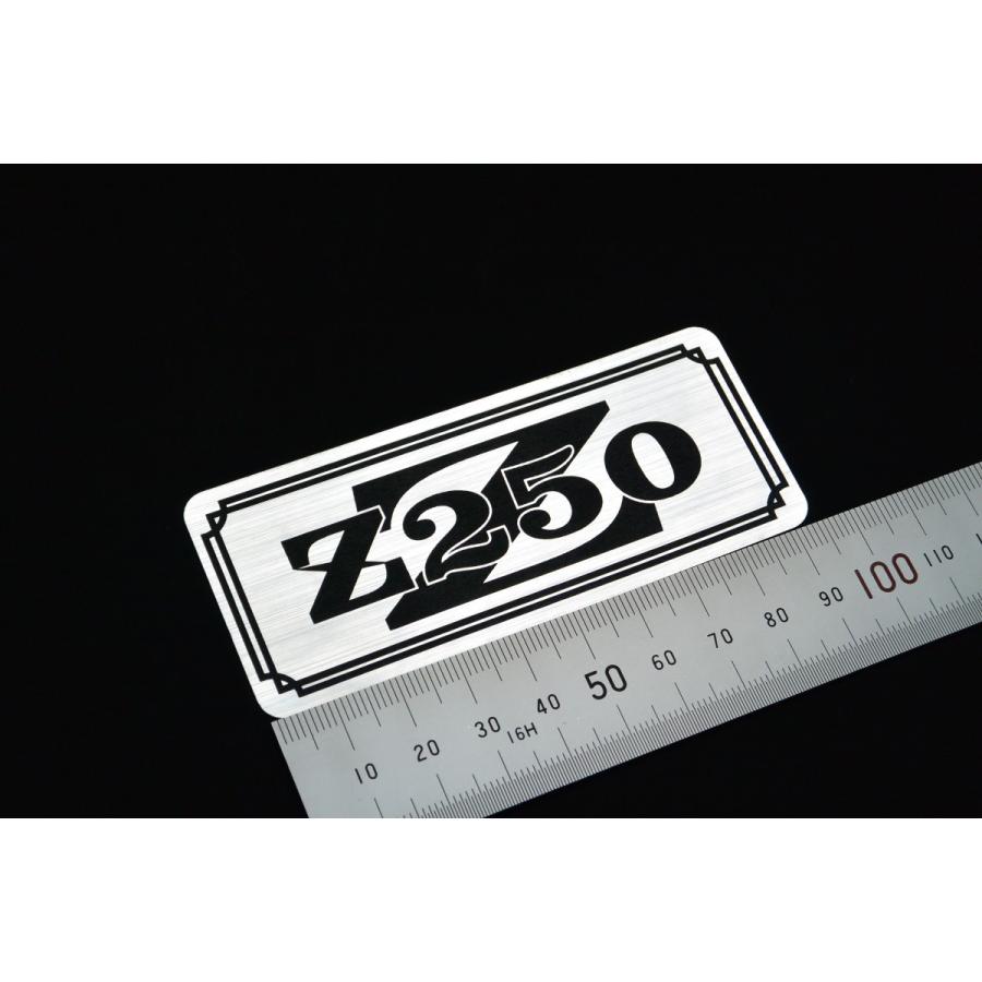 B-107-2 Z250 銀/黒 オリジナル ステッカー スクリーン ビキニカウル