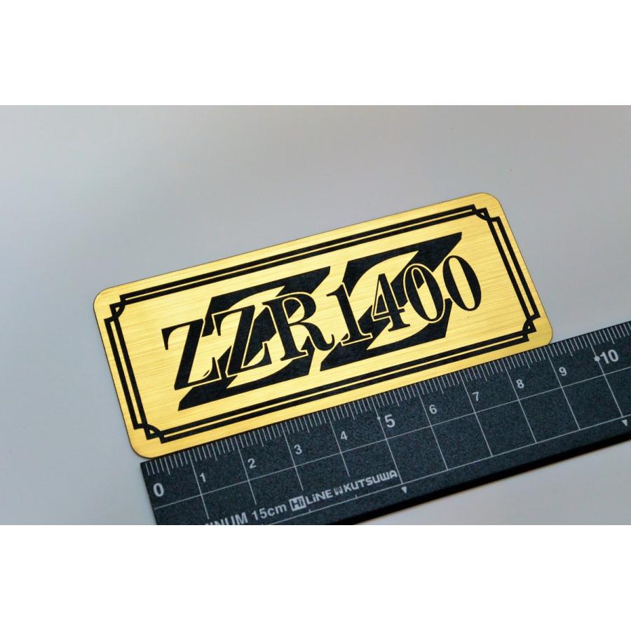 オリジナルカッティングステッカー B-141-1 ZZR1400 金/黒 オリジナル ステッカー 逆車 スクリーン