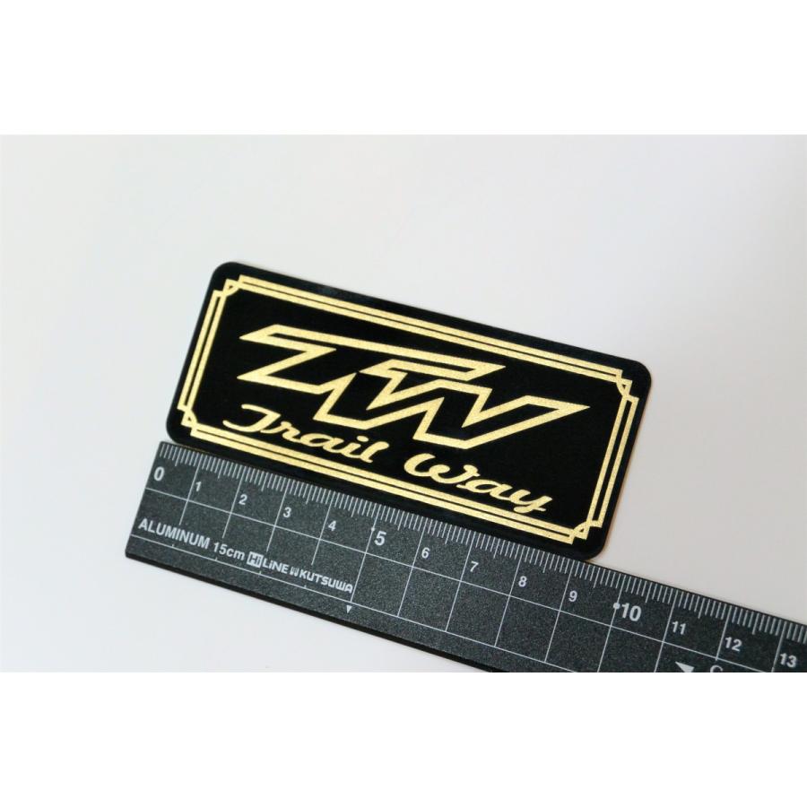 B-197-3 TW 黒/金 オリジナル ステッカー TW200/E TW225 ロンスイ