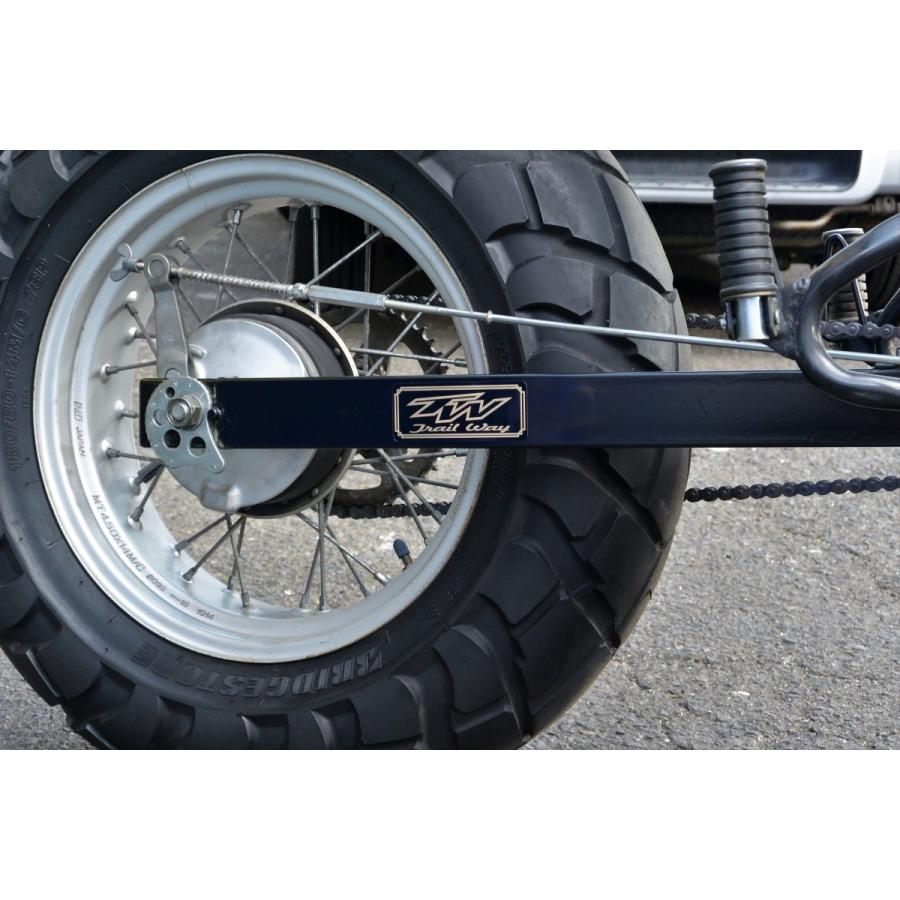 B-197-3 TW 黒/金 オリジナル ステッカー TW200/E TW225 ロンスイ