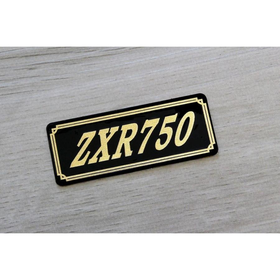 E-110-3 ZXR750 黒/金 オリジナルステッカー スクリーン サイドカバー