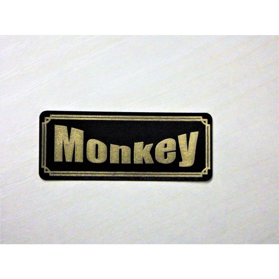 E-201-3 Monkey 黒/金 オリジナルステッカー モンキー 125 50 E-201-3 Monkey 黒/金 オリジナルステッカー モンキー 125 50