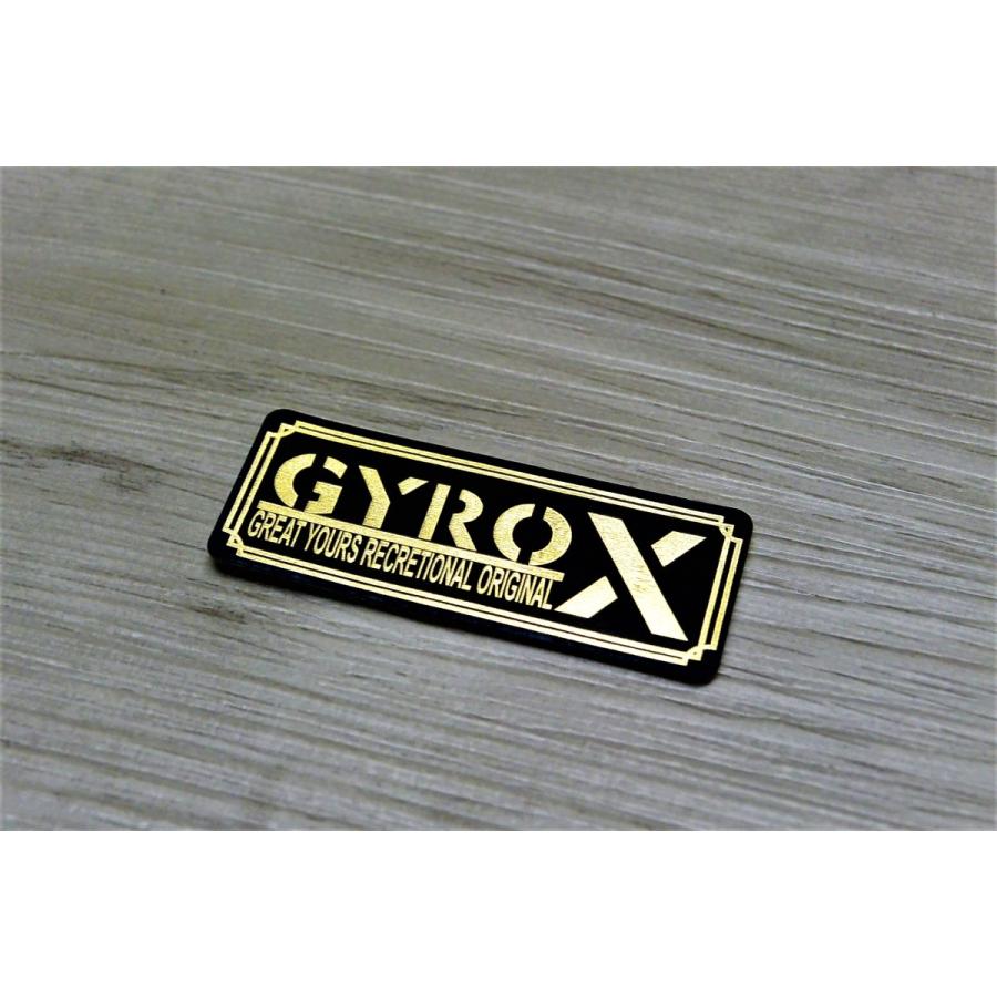 E-205-3 GYROX 黒/金 オリジナル ステッカー ジャイロX TD01 TD02
