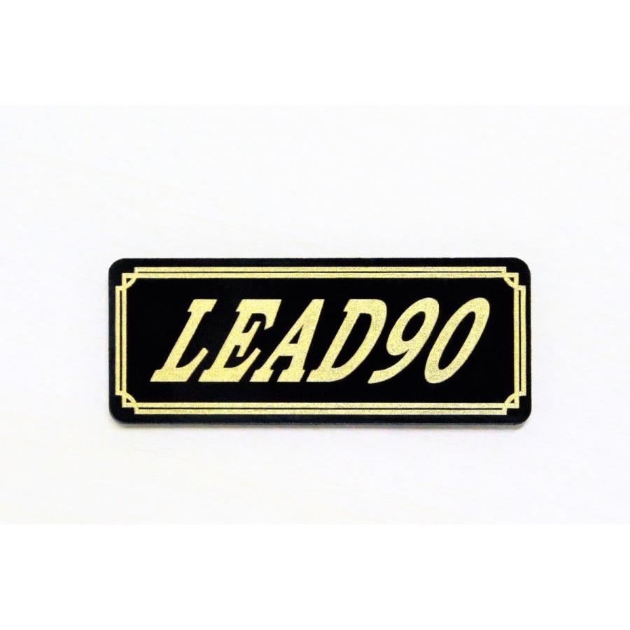 E-395-3 LEAD90 黒/金 オリジナル ステッカー ホンダ リード90 