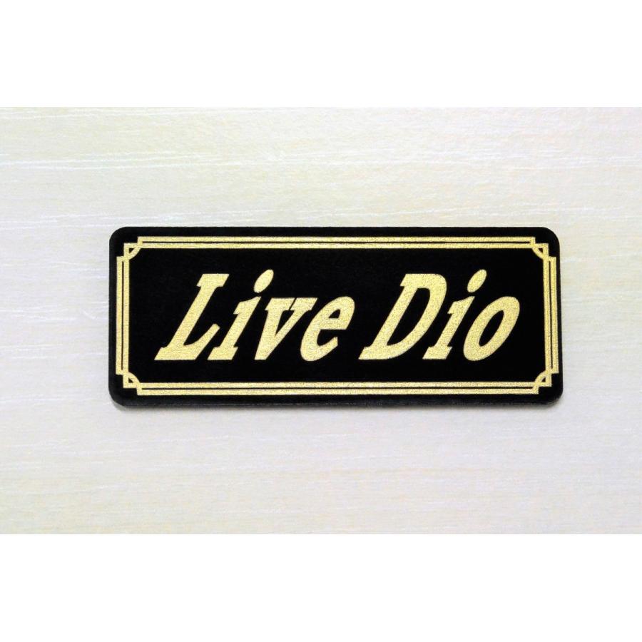 E-398-3 LiveDio 黒/金 オリジナル ステッカー ホンダ ライブディオ