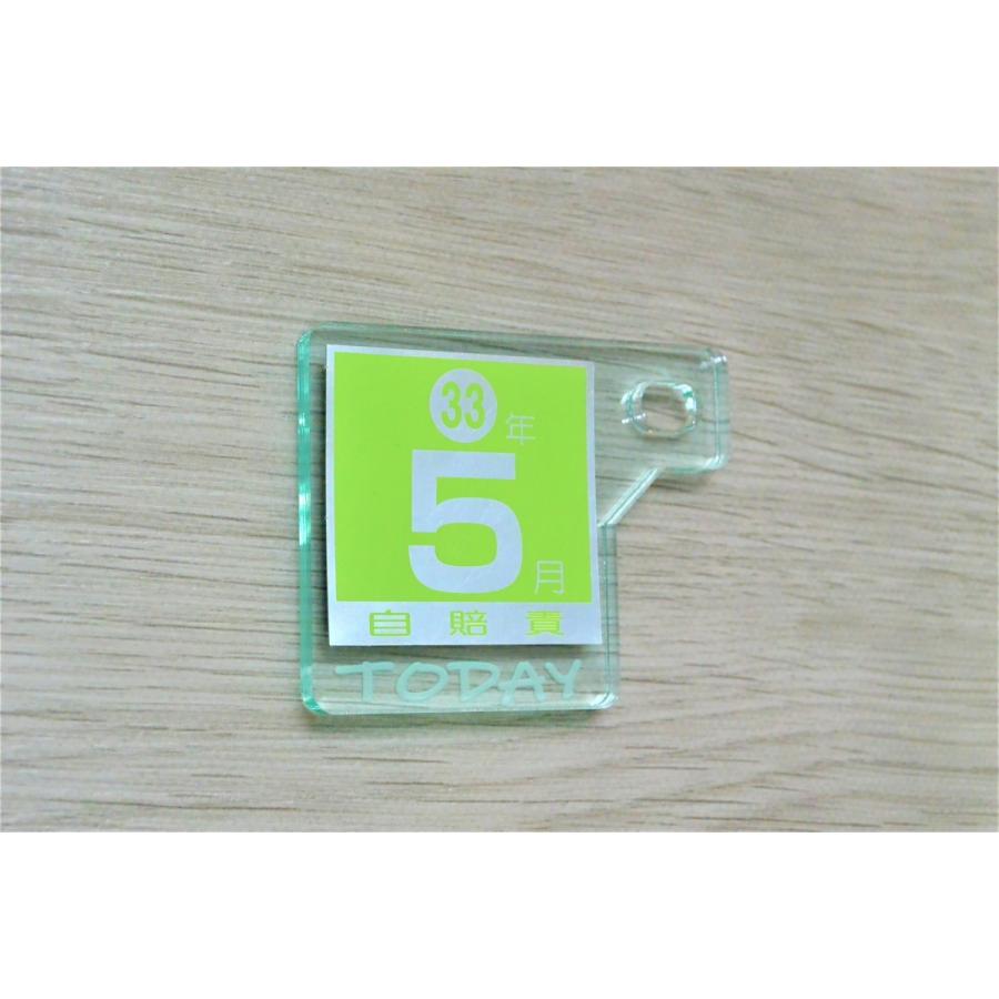 J-27-1 TODAY ガラス調 自賠責ス テッカープレート 厚さ5mm トゥデイ