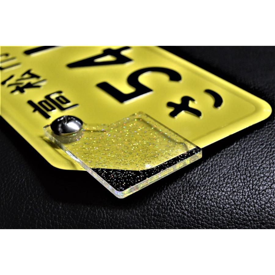J-9 ホログラム 自賠責ステッカープレート 厚さ3mm モンキー スーパーカブ シャリー DAX PCX DIO リード グロム ジャイロ |  | 03