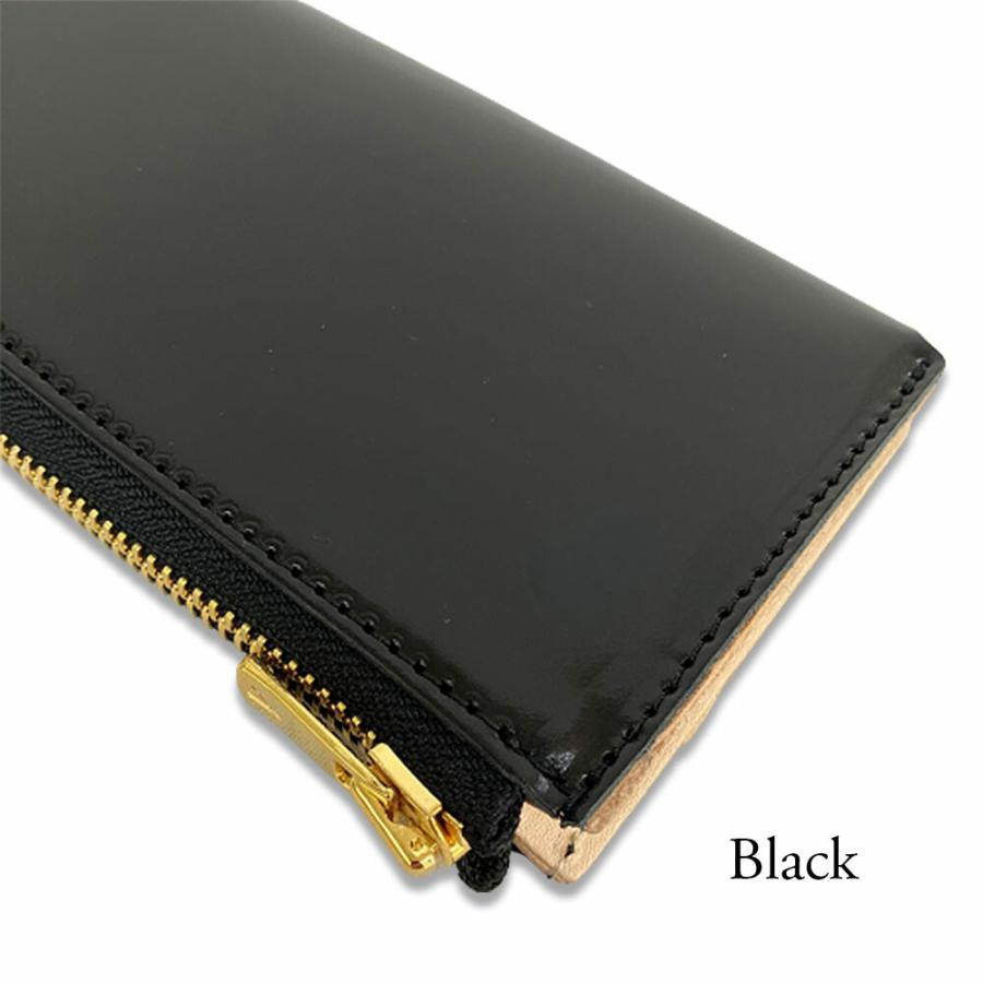 新喜皮革 オイル コードバン (馬革) × 姫路レザー L字ジップ ロング