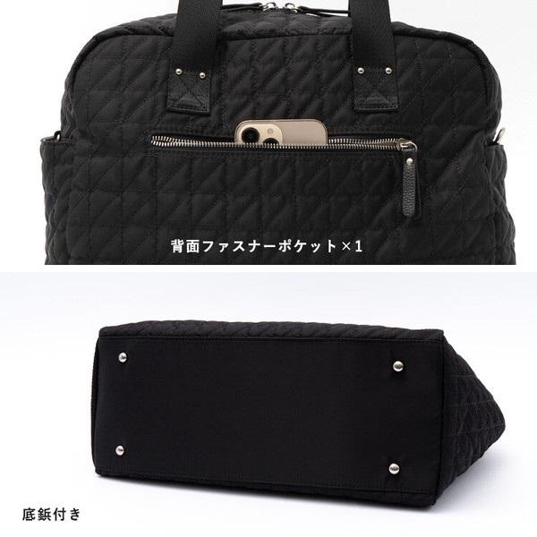 2WAY 高密度ナイロン キルティング ボストンバッグ / 旅行