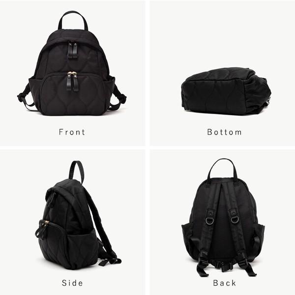 限定 非売品 ブラック キルティングリュック 黒 スピンドルキルティングリュック - Ank Rouge(アンクルージュ)の