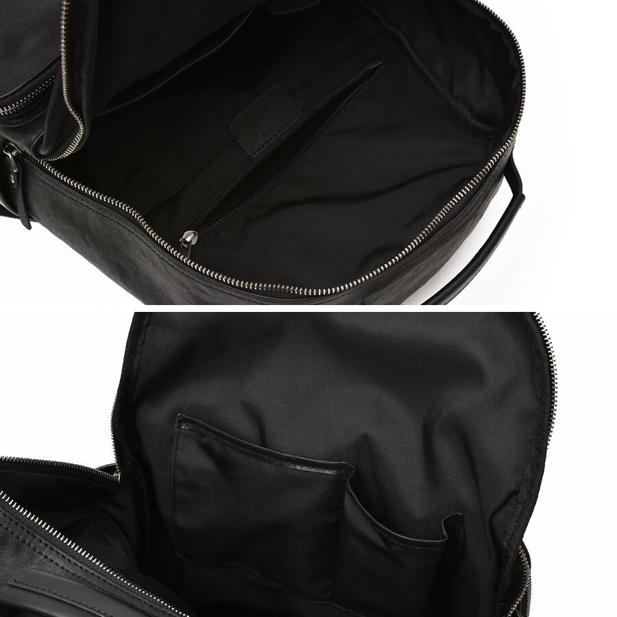 イタリアンレザー A4対応 多収納 リュックサック / バックパック