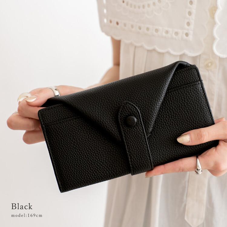 宅配 De pral（デ・プラル）レター型 ギャルソンウォレット 長財布 バッグ・財布