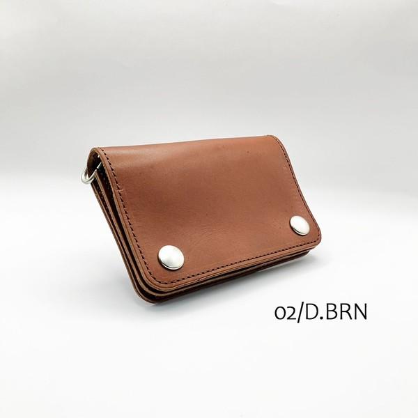 日本製 栃木レザー フルベジタブルタンニン トラッカー スナップ