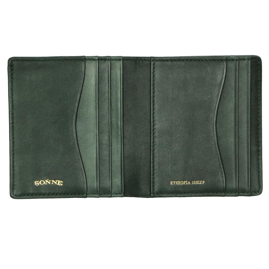SONNE（ゾンネ）Schaf(シャーフ) エチオピア シープレザー (羊革) 2つ折り財布 / コインケース付
