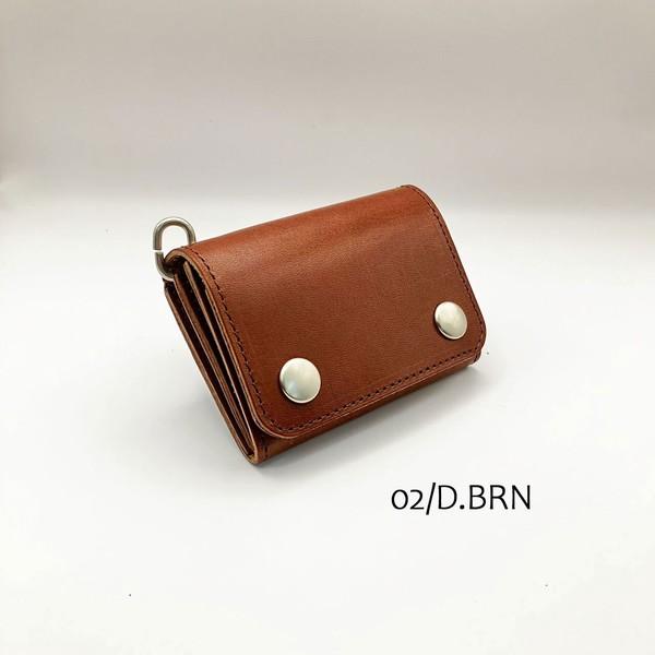 日本製 栃木レザー フルベジタブルタンニン トラッカー Wスナップ